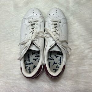 Diadora Men’s Low Trainers US 8.5 Uk 8 white burgundy.
